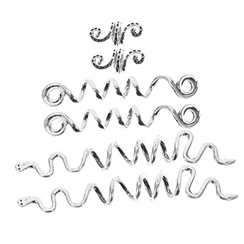 OUNONA 6stücke Dreadlock-zubehör Für Frauen Zöpfe Haarschmuck Haaranhänger Haar Manschetten Haar Ringe Charms von OUNONA