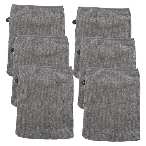 OUNONA 6 Stück Mikrofaser Gesichtsreinigungshandschuhe Praktische Make Up Entferner Handschuhe für Empfindliche Haut für Gründliche und Sanfte Gesichtsreinigung von OUNONA