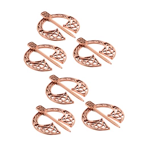 OUNONA 6stücke Wikinger Brosche Aus Legierung Mantelnadel Und Vintage-brosche Für Herren Und Damen Schmucknadel Für Umhang Und Schal OUNONA 6stücke Wikinger Brosche Aus Legierung Mantelnadel Und Vintage-brosche Für Herren Und Damen Schmucknadel Für Umhang Und Schal von OUNONA