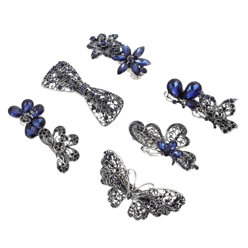 OUNONA 6 Stück Teiliges Haarschmuck aus Legierung mit Floralen Designs Modische Haarklammern für Damen und Mädchen Langlebige Rutschfeste Haarspangen für Alltag Party und Hochzeit OUNONA 6 Stück Teiliges Haarschmuck aus Legierung mit Floralen Designs Modische Haarklammern für Damen und Mädchen Langlebige Rutschfeste Haarspangen für Alltag Party und Hochzeit von OUNONA