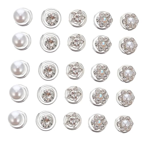 OUNONA 60 Stück Spiral Haarnadeln mit Perlen Hochzeits Haarschmuck Spiralfrisuren für Damen Leichte und Langlebige Haarklammern für Besondere Anlässe von OUNONA