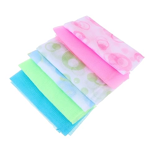 OUNONA 6stücke Lange Nylon-badetücher Rückenpeelingtücher Körperpeelingtücher Für Duschpeeling Verschiedene Farben von OUNONA