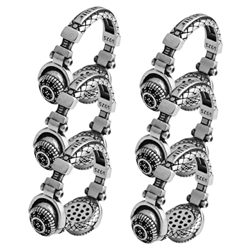 OUNONA 6Stücke Teiliges Hip Hop Punk für und Frauen Stilvoller Kopfhörer Formring Legierung Modischer Fingerring für Besondere Anlässe Party und Valentinstag von OUNONA