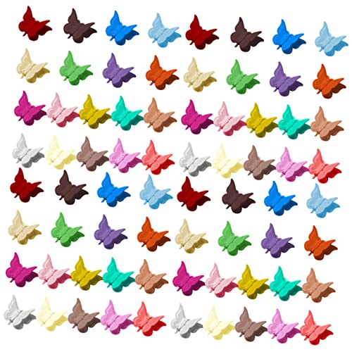 OUNONA 72stücke Schmetterlings-haarspangen Kleine Dekorative Haarklammern Schmetterling-haarschmuck Haarspangen Für Mädchen Und Frauen Robust Und Langlebig von OUNONA