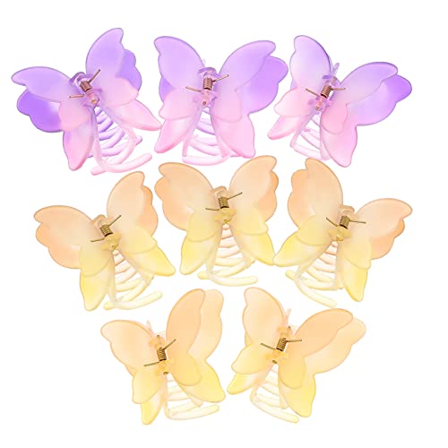 OUNONA 8stücke Schmetterlings Haarklammern Für Frauen Mädchen Haarspangen Haar Clips Haarnadeln Schmuck Zubehör Für Hochzeit Party Alltag von OUNONA