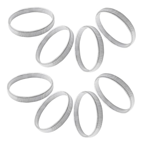 OUNONA 8stücke Elastische Hemdärmelhalter Metallarmbinden Stretch-strumpfbänder Kleidungszubehör Für Damen Herren Anzugdekorationen von OUNONA