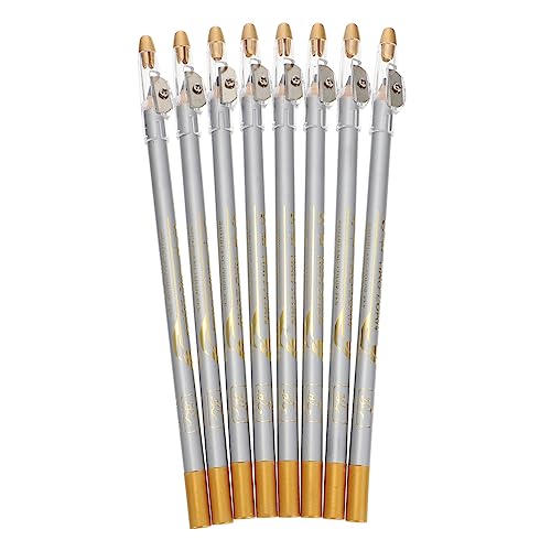 OUNONA 8 Stück Teiliges Wasserfester Augenbrauenstift mit Präzise Eyeliner Pinsel für Natürliche Augenbrauenform Leicht und Tragbar für Make Up Unterwegs von OUNONA