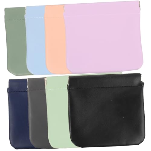 OUNONA 8 Stück wasserdichte PU Kosmetiktasche Teiliges Lippenstift Tragbare Make Up Aufbewahrungstasche Leichtes Reiseetui für Damen und Alltag von OUNONA