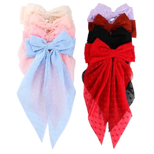 OUNONA 8stücke Haarspangen Schleifen Übergroße Für Mädchen Mit Langem Haarschleifen-clips Haar-accessoires Für Teenager-mädchen Haarbänder Lange Haarspangen OUNONA 8stücke Haarspangen Schleifen Übergroße Für Mädchen Mit Langem Haarschleifen-clips Haar-accessoires Für Teenager-mädchen Haarbänder Lange Haarspangen von OUNONA