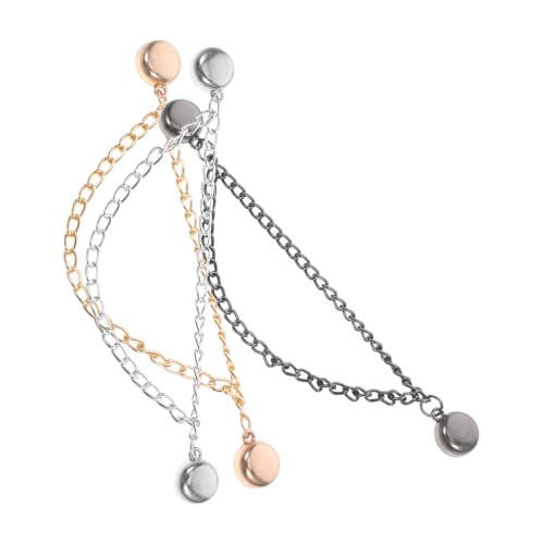 OUNONA 9 Stück Teiliges Magnetisches Kleidungsklammern Verstellbar Nähen Vielseitige Magnetclips für Hemden Jeans und Kleider Sichere Fixierung für Damen Silber Schwarz und Gold von OUNONA