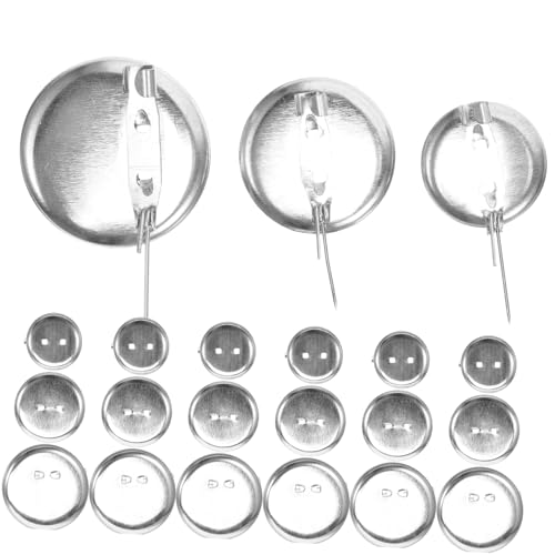 OUNONA 90stücke Brosche Pin Basis Aus Hochwertigem Material Broschen-alooy-tablett Für Diy-zubehör Sicherheitsbasis Für Broschenherstellung Broschendekor Für Schmuck Basteln Und Nähen Bro von OUNONA