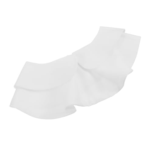 OUNONA Abnehmbarer Fake Kragen Damen Baumwolle Kurz Blusenkragen Mode Dekorativer Einsatz Passend für Hemden Blusen Kleider von OUNONA