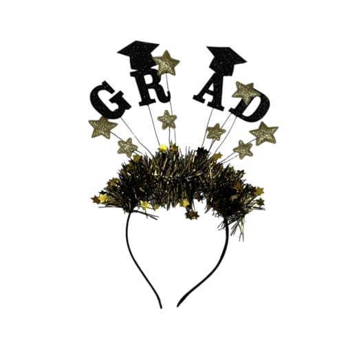 OUNONA Abschluss-stirnband Mit Abschlussmotiv Dekoratives Stirnband Für Abschlussfeier Multifunktions-haarband Für Festival Und Cosplay von OUNONA