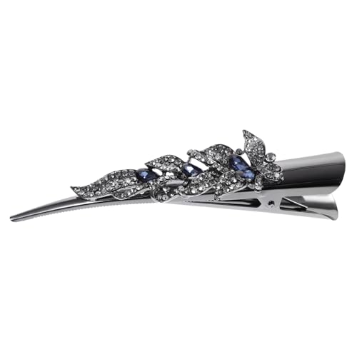 OUNONA Alligator Haarclip Funkelnde Entenschnabel Haarspange Dekorativer Haarschmuck für Damen Großer Haarklammer Geeignet für Dickes und Dünnes Haar Eleganter Strass Haarschmuck für von OUNONA