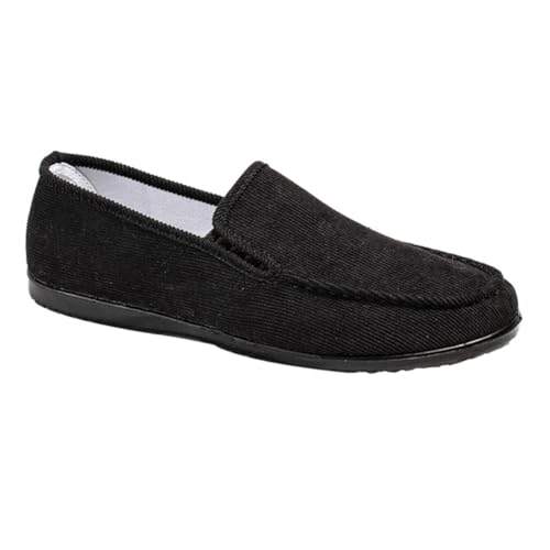 OUNONA Atmungsaktive Herren Freizeitschuhe mit Weicher PU Sohle rutschfest Leicht und Angenehm Geeignet für Joggen Gehen und Alltag Slip Design Modisch und Strapazierfähig von OUNONA