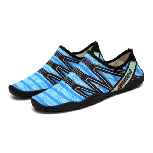 OUNONA Badeschuhe Antirutsch Surfschuhe Strandschuhe Outdoor Schwimmschuhe Wasserschuhe Freizeit Tauchen Schuhe Blau US von OUNONA
