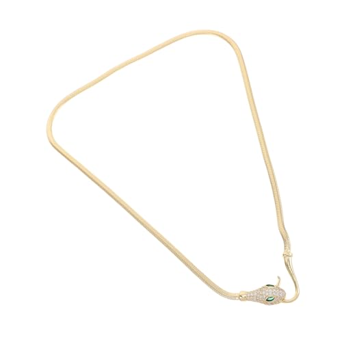 OUNONA Biegsame Schlangen Halskette mit Bunten Zirkonia Anhängern Modischer Statement Schmuck für Damen und Mädchen Ketten mit Schlangenform Vielseitig für Alltag und Besondere Anlässe OUNONA Biegsame Schlangen Halskette mit Bunten Zirkonia Anhängern Modischer Statement Schmuck für Damen und Mädchen Ketten mit Schlangenform Vielseitig für Alltag und Besondere Anlässe von OUNONA