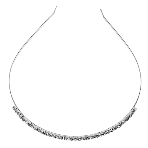 OUNONA Braut Haarband aus Metall mit Funkelnden Strasssteinen Leichtes Stirnband Damen für Hochzeit Party und Festliche Anlässe Komfortabel Modisches Accessoire Geschenkidee von OUNONA