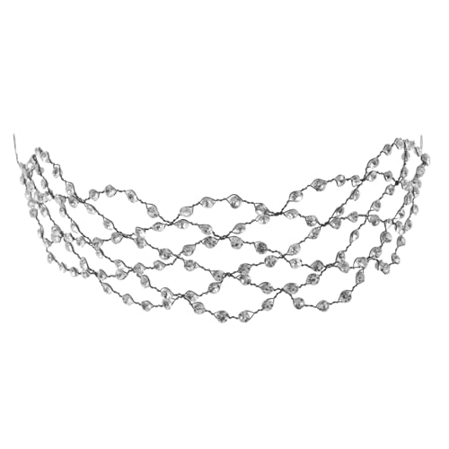 OUNONA Breites Haarschmuck Stirnband mit Strasssteinen Eleganter Mesh Haarreif für Damen Komfortabler Sitz Vielseitiges Accessoire für Party Festliche Anlässe und Western Looks von OUNONA