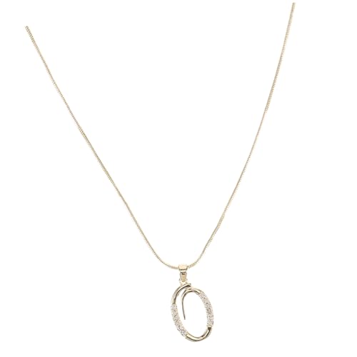 OUNONA Buchstaben Kette Damen Zirkonia Anhänger Halskette Letter O Schmuck Muttertag Modisch Vielseitig für Alltag und Besondere Anlässe OUNONA Buchstaben Kette Damen Zirkonia Anhänger Halskette Letter O Schmuck Muttertag Modisch Vielseitig für Alltag und Besondere Anlässe von OUNONA