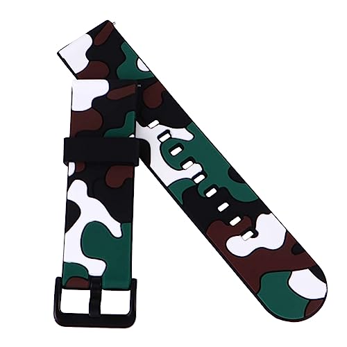 OUNONA Camouflage Silikon Uhrenarmband für und Grit X Verstellbar Unisex Hochwertiges Material Sport Uhrenbedarf von OUNONA