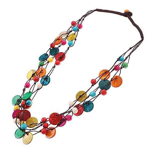 OUNONA Halskette Für Damen Vintage Stil Kokosnuss Anhänger Rund Halskette Mädchen Hals Dekor Kette Für Frauen Party Urlaub Strand Geburtstag Alltags Trage Accessoire OUNONA Halskette Für Damen Vintage Stil Kokosnuss Anhänger Rund Halskette Mädchen Hals Dekor Kette Für Frauen Party Urlaub Strand Geburtstag Alltags Trage Accessoire von OUNONA