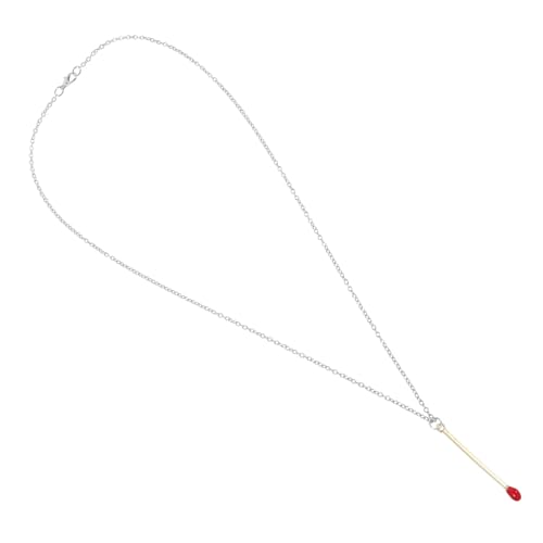 OUNONA Damen Halskette mit Kreativem Feuerzeug Anhänger Leichtes Modeschmuck Accessoire für Teenager Mädchen Hautfreundlich und Vielseitig Kombinierbar Elegantes Schmuckstück für Alltag OUNONA Damen Halskette mit Kreativem Feuerzeug Anhänger Leichtes Modeschmuck Accessoire für Teenager Mädchen Hautfreundlich und Vielseitig Kombinierbar Elegantes Schmuckstück für Alltag von OUNONA