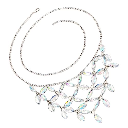 OUNONA Damen Taillenkette mit Quasten Alloy Body Chain für Kleider Verleiht Ihrem Look Einen Bohemian Stil für Partys Reisen und Besondere Anlässe von OUNONA