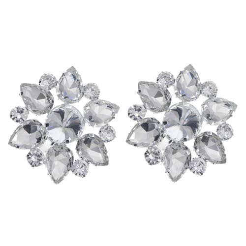 OUNONA Dekorativer Schuhclip mit Strassbesetzten Wassertropfen Abnehmbarer Schmuck für Damen Hochzeitsschuh Eleganter Schuhzubehör für High Heels und Flache Schuhe Modischer Brautschmuck von OUNONA