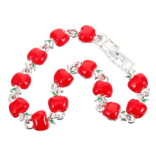 OUNONA Dekoratives Apfelarmband für Damen und Kreatives Design Leicht und Langlebig für Hochzeiten Geburtstage und Alltag OUNONA Dekoratives Apfelarmband für Damen und Kreatives Design Leicht und Langlebig für Hochzeiten Geburtstage und Alltag von OUNONA