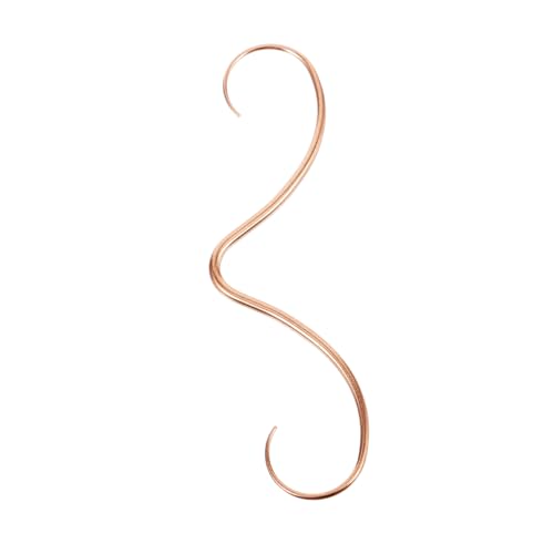 OUNONA Edelstahl Nasenring Septum Mustache Piercing Schmuck Roségold Langlebig Rostfrei Modisch Einfach zu Tragen und Installieren für Damen und Herren von OUNONA