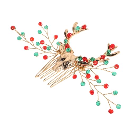 OUNONA Eleganter Haarschmuck für Frauen mit Strassverzierungen Festlicher Haar Accessoire Partyzubehör für Weihnachten Geburtstagsfeiern Vielseitig Einsetzbar von OUNONA