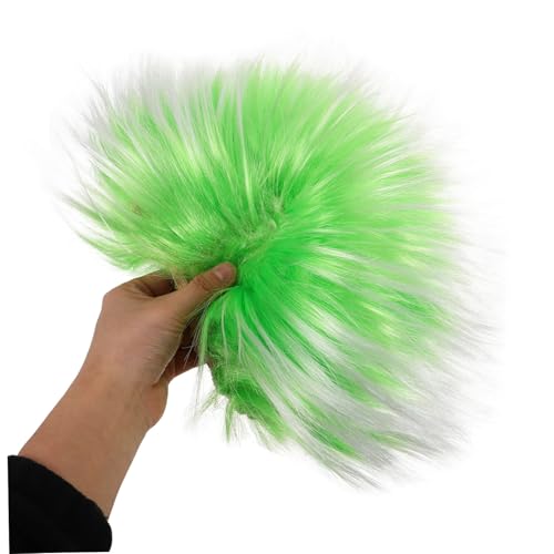 OUNONA Exaggerierte Spitze Clown Perücke Neon Grün Karneval Halloween Kostümperücke für Männer und Frauen Auffällige Party Haarverwandlung und Vielseitig für Fasching und Maskerade von OUNONA