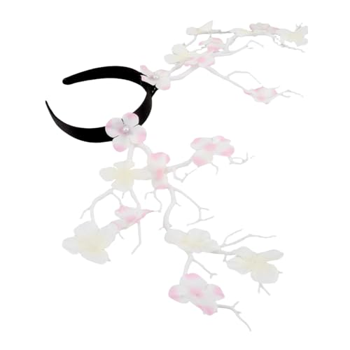 OUNONA Kinderkopfschmuck Mit Waldhaarband Und Blumenzweig-design Haarschmuck Für Brauthochzeit Handgefertigte Krone Für Mädchen Geeignet Als Party-styling-requisit von OUNONA