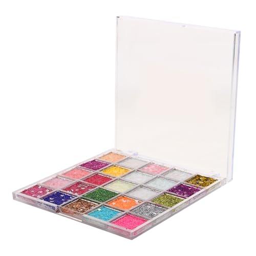 OUNONA Farben Hochpigmentierte Schimmernde Lidschatten für Make Up Wasserdichtes Glitzer Puder für und Mädchen für Live Streaming und Fotografie von OUNONA