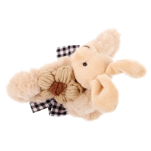 OUNONA Flauschige Haarklammer für Dickes Haar Große Haarkralle mit Starkem Haarklammer Damen Geeignet für Make Up Kochen Sport Langes und von OUNONA