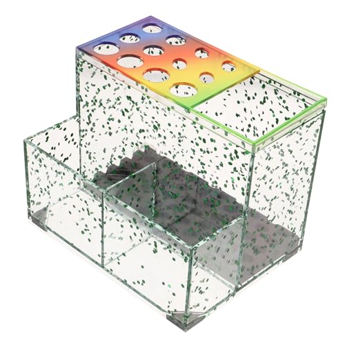 OUNONA Friseurscheren Halterung Transparente Punkt Aufbewahrungsbox für Friseurscheren Kämme und Rutschfester Organizer für Friseursalons und Heimgebrauch OUNONA Friseurscheren Halterung Transparente Punkt Aufbewahrungsbox für Friseurscheren Kämme und Rutschfester Organizer für Friseursalons und Heimgebrauch von OUNONA