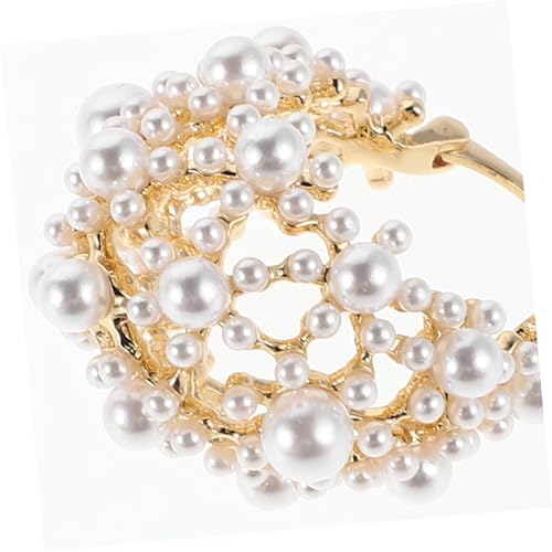 OUNONA Ohrringe Mit Perlen Im Vintage-stil Ohrstecker Aus Kunstperlen Für Damen Geometrischer Schmuck Mit Perlenhaken Perlenohrringe Für Besondere Anlässe von OUNONA