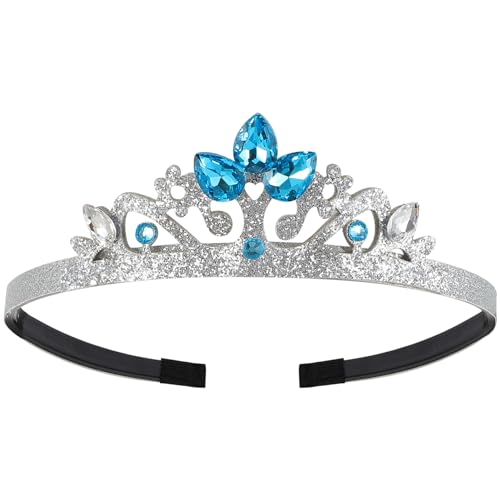 OUNONA Glitzer Krone Stirnband Kopfschmuck Mädchen Party Haar Ornament Schmuck Für Geburtstage Und Feiern von OUNONA
