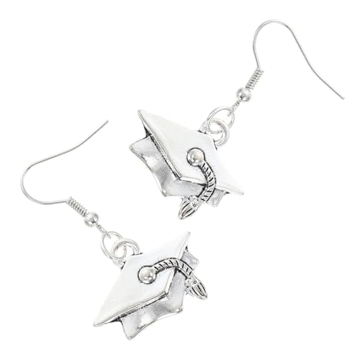 OUNONA Graduation Season Ohrstecker Damen Modisch Kreative Abschlussfeier Ohrhänger Schmuck Stilvoll Langlebig Fein Verarbeitet von OUNONA