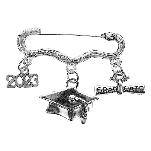 OUNONA Graduierungsbrosche Abschluss Anstecknadel Langlebiger Legierung Dekoratives Accessoire für Absolventen Perfektes für Lehrer und Klassenkameraden von OUNONA