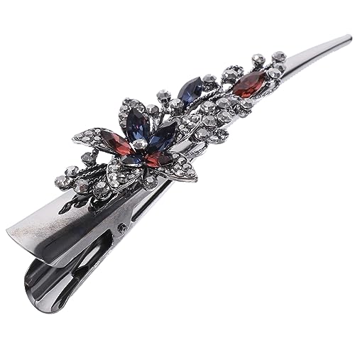 OUNONA Große Haarklammer Metall Haarschmuck mit Strasssteinen für Dickes Haar Damen Haarspange Leicht Robust Vielseitig für Hochzeit Geburtstag Party OUNONA Große Haarklammer Metall Haarschmuck mit Strasssteinen für Dickes Haar Damen Haarspange Leicht Robust Vielseitig für Hochzeit Geburtstag Party von OUNONA