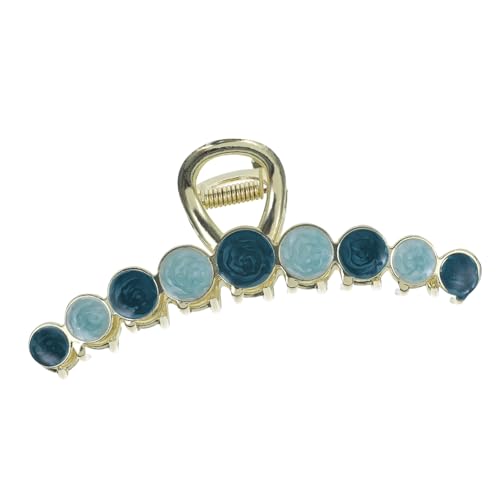 OUNONA Große Haarklammer Metall Haarspange mit Starkem für Dickes und Langes Haar Eleganter Haarschmuck für Frauen und Mädchen Robuster Haarklammer Clip für Alltag und Sport von OUNONA