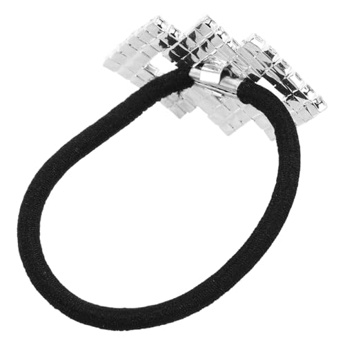 OUNONA Haargummis mit Funkelnden Strasssteinen Elastische Haarbänder für Damen und Mädchen Komfortable Langlebige Schmuck Haaraccessoires für Hochzeit Party und Alltag von OUNONA