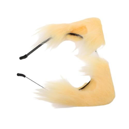 OUNONA Haarreif Mit Pelzigen Katzenohren Flauschiges Haarband Für Cosplay Halloween Partys Weich Und Leicht Für Damen Und Mädchen von OUNONA