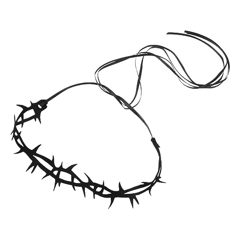 OUNONA Halloween Choker Halskette Filz Punkiger Gothic Schmuck für Karneval und Maskerade Verstellbares Damenaccessoire für Halloween Valentinstag und Kostümpartys OUNONA Halloween Choker Halskette Filz Punkiger Gothic Schmuck für Karneval und Maskerade Verstellbares Damenaccessoire für Halloween Valentinstag und Kostümpartys von OUNONA