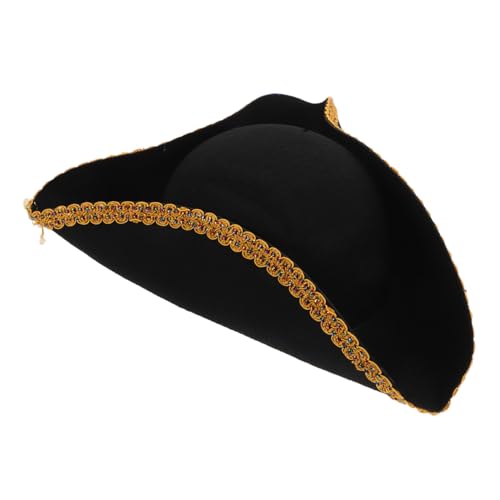 OUNONA Halloween Piratenhut Karneval Party Hut Festival Cosplay Verkleidung Mehrzweck Performance Hut Stilvoll Langlebig für Kostüm und Bühnenauftritt von OUNONA