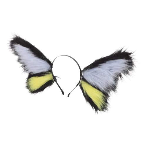 OUNONA Halloween-stirnband Für Damen Party-kopfschmuck Kostüm-accessoires Schmetterlings-haarreifen Tier-motiv Bunte Farben Leicht Und Weich Einfach Zu Tragen Cosplay-kopfschmuck von OUNONA