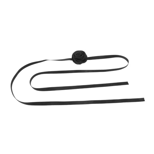 OUNONA Handgefertigte Choker Halskette Blumen Design Verstellbare Blumenkette für Damen Halskette als Schmuck für Alltag und Party von OUNONA