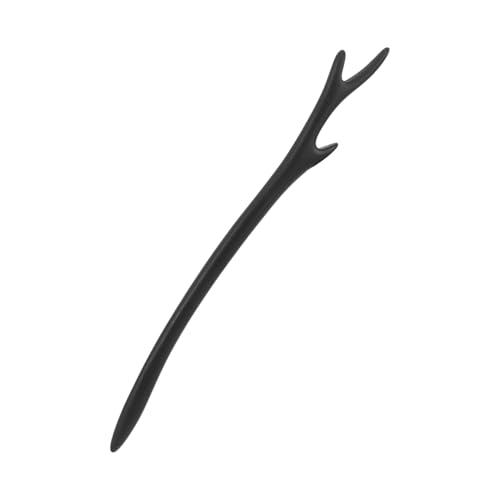 OUNONA Handgefertigte Holz Haarnadel mit Drachenhorn Design Chinesisches Haarstäbchen für Damen Vielseitiges Updo Accessoire zur Einfachen Hochsteckfrisur Antikes Ästhetisches von OUNONA